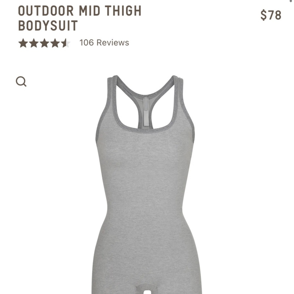 SKIMS Outdoor Mid Thigh Bodysuit